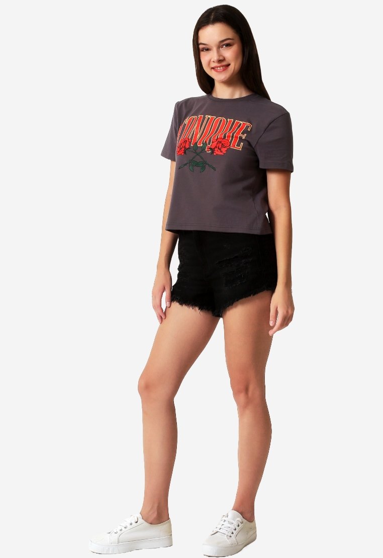 Rose - Cropped T-shirt - Image 5