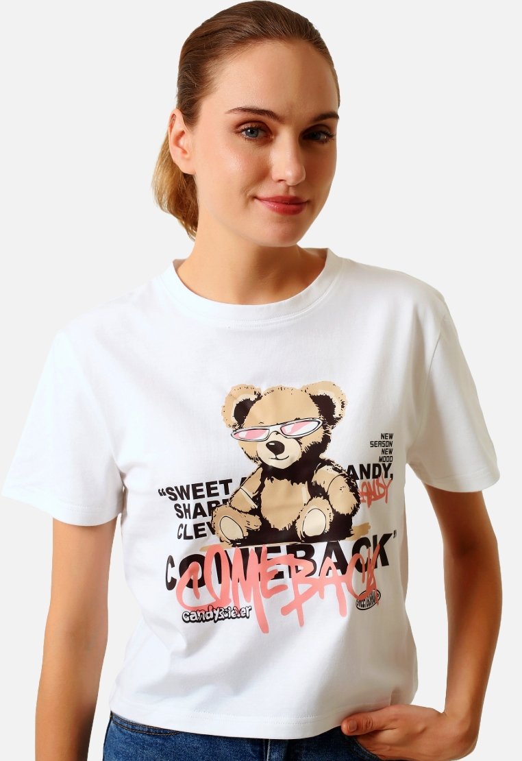 Mocca -  Cropped T-shirt