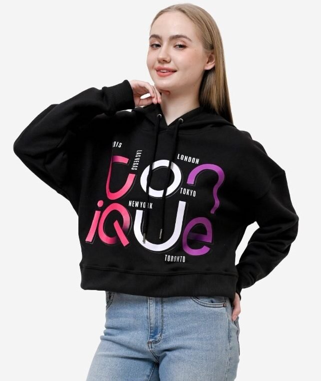 Mia -  Cropped Hoodie