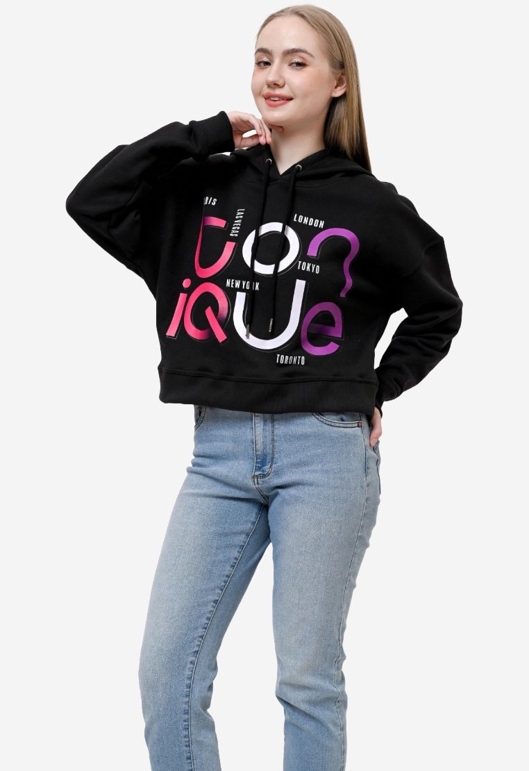 Mia -  Cropped Hoodie