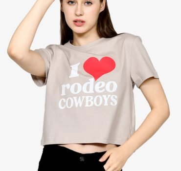 Cowboy –  Cotton Cropped T-shirt