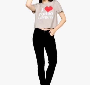 Cowboy –  Cotton Cropped T-shirt