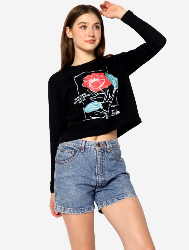 Elvina -  Cropped T-shirt