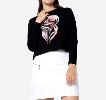 Violet –  Cropped T-shirt