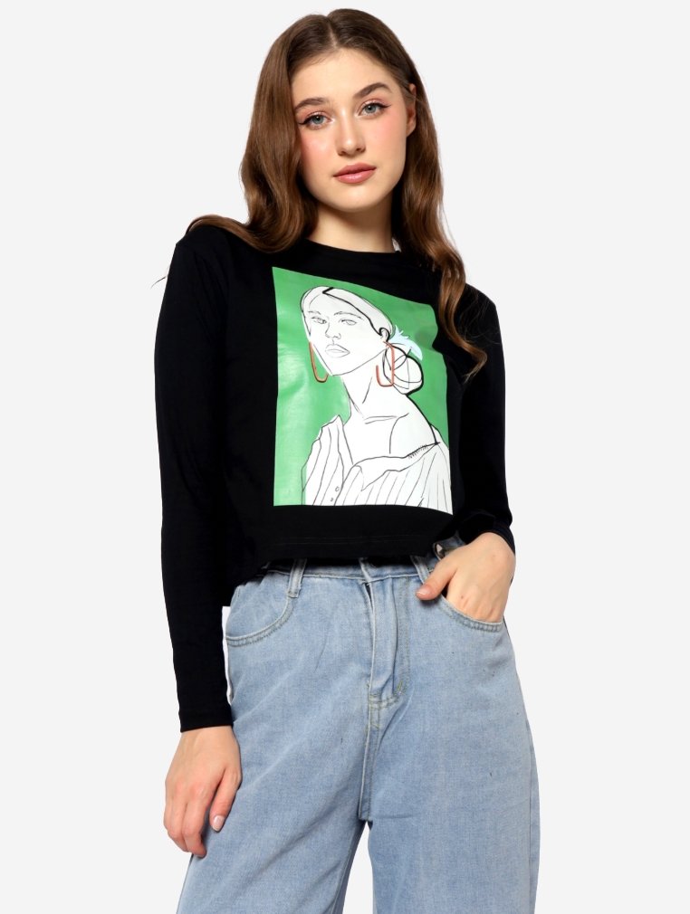 Sandra -  Cropped T-shirt