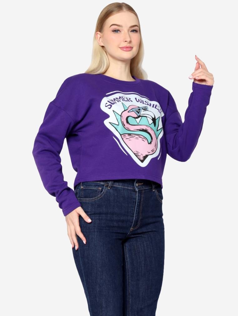 Flamingo - Cropped Sweatshirt