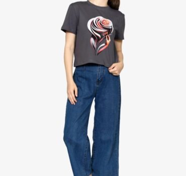 Violet –  Cropped T-shirt