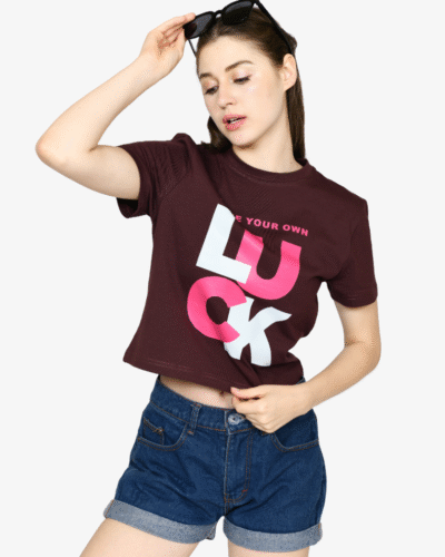 Luck -  Cropped T-shirt