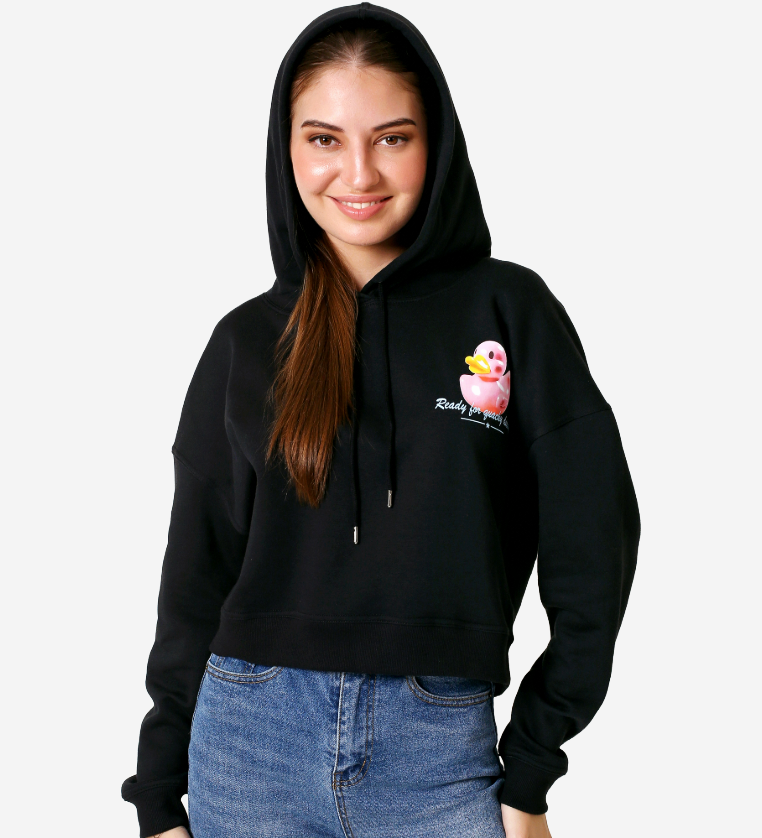 Daisy - Cropped Hoodie