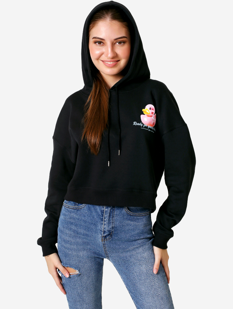 Daisy - Cropped Hoodie