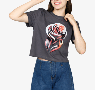 Violet –  Cropped T-shirt